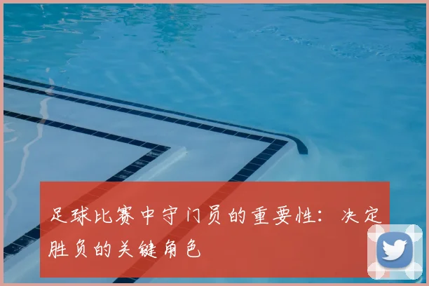 足球比赛中守门员的重要性:决定胜负的关键角色